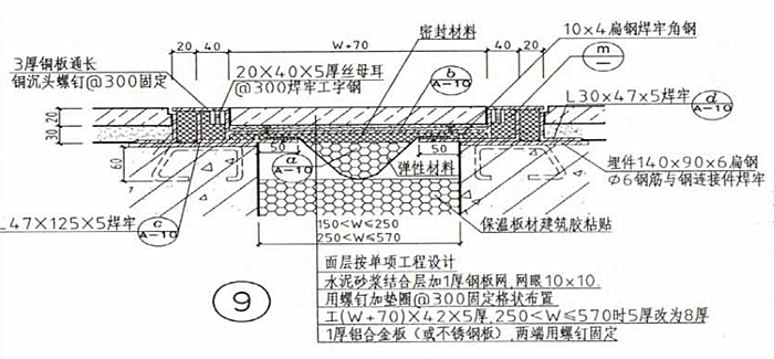 铜板楼地面变形缝盖板.png